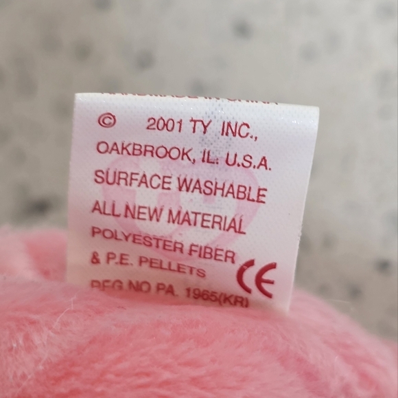 Ty - Mum - Pink Teddy Bear Plush Toy - Picture 5 of 5